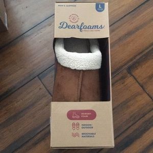 BRAND NEW Dearfoams indoor/outdoor Slippers